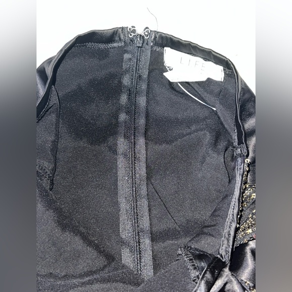 Dress butterfly Black and Gold Sequin y2k - Picture 12 of 14